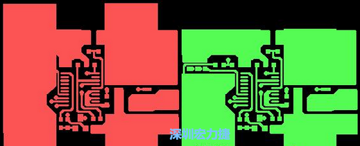 此操作可使文件中大部分的焊盤輸出后仍為焊盤，不會成為線性焊盤，并且不會產生像下圖一樣的短路情況