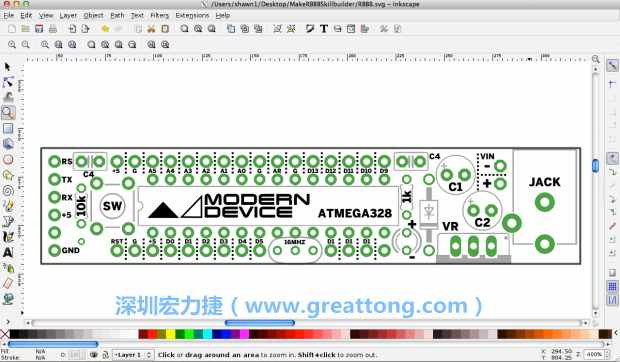 既然你有一個以電路板為背景的清晰影像了，使用向量工具將要絲印的圖像畫在上面吧，下面有一個例子。